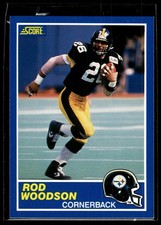 Rod Woodson 1989 Score Rookie Card #78. rookie card picture
