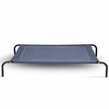 Large Dog Cat Bed Elevated Pet Cot Indoor Outdoor Camping Steel Frame Mat