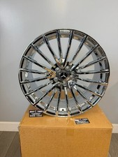 Set Of 4 20 Inch Chrome Wheels For Mercedes S Class C Class E Class 20x8.59.5