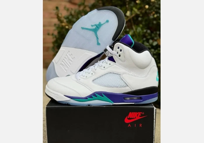 Preços baixos em Jordan 5 Retro 2025 Grape | eBay