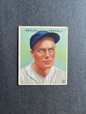 1933 Goudey - Wes Ferrell #218!! Vintage!!