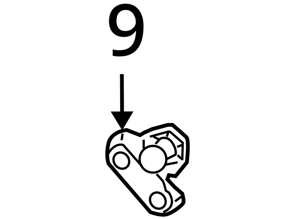 ПОДХОДИТ ДЛЯ 2009-2010 PONTIAC VIBE КРОНШТЕЙН L/ВОРОТА СТОЙКА ТЕЛА 19184243 - НОВЫЙ OEM - Изображение 3 из 3