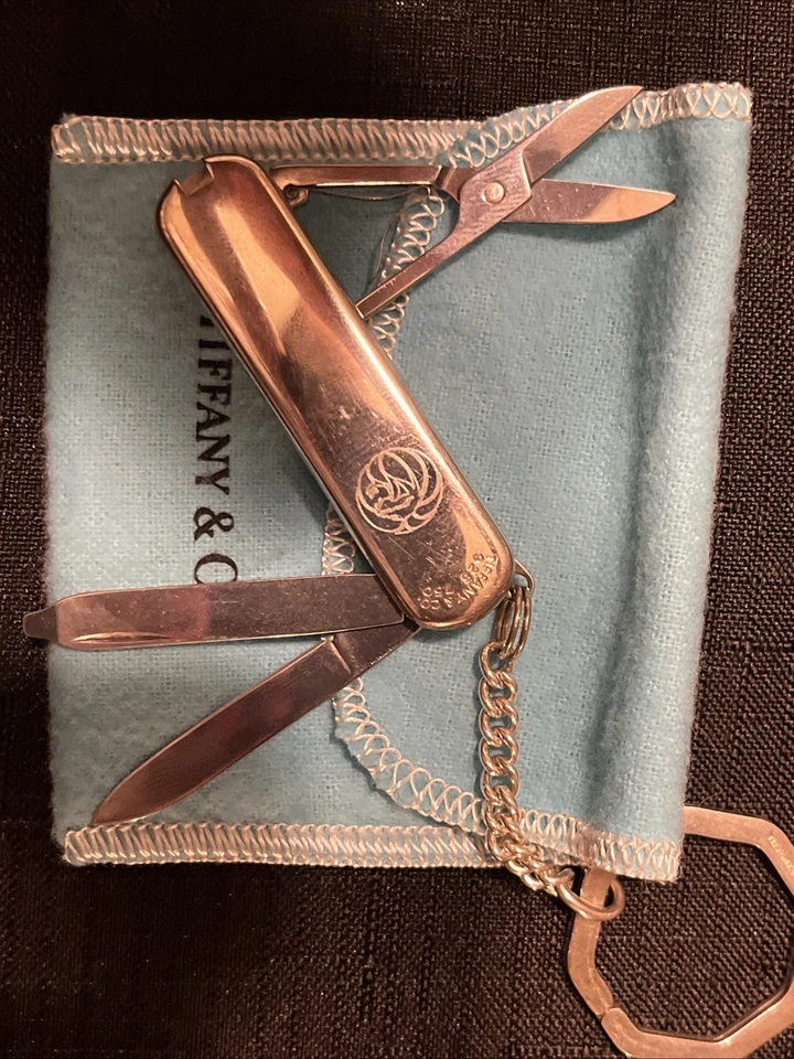 Navaja suiza Tiffany & Co. Swiss Champ de plata de ley 925 Foto 2 de 4