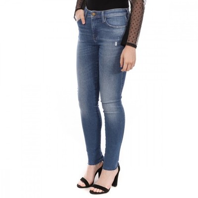 DIESEL Skinzee-High R6BA8 Women Jeans W25/L30 Super Slim-Skinny Fit Blue Stretch