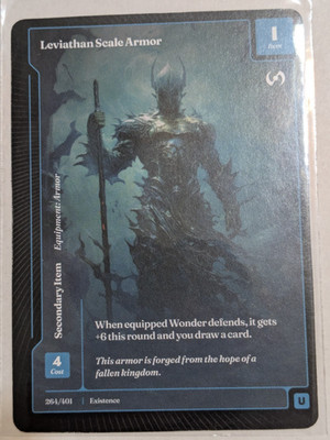 Wonders of the First Existence -#264 Leviathan Scale Armor - Secondary Armor UC