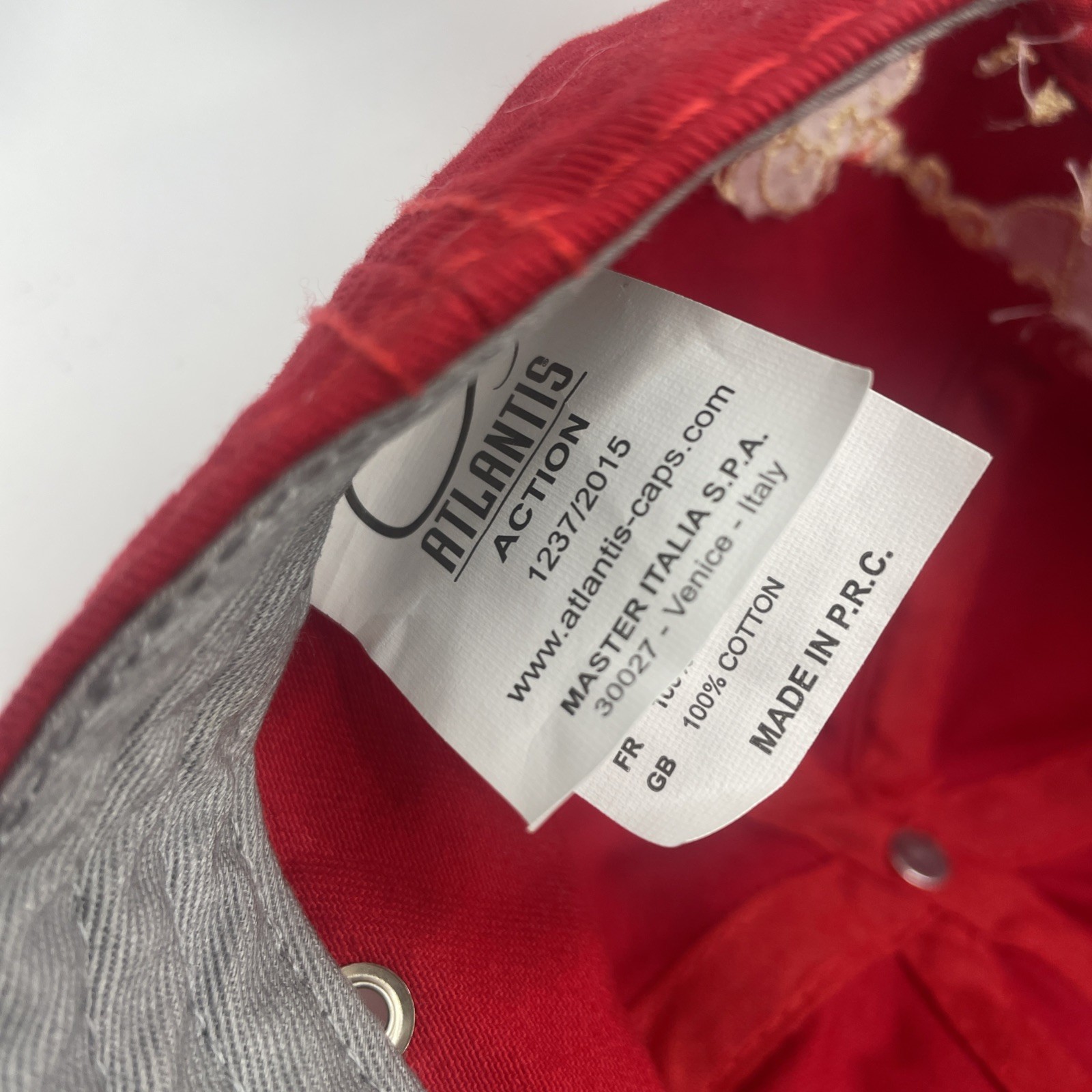 Atlantis Action Red Strapback Hat – Eterna Swiss … - image 8