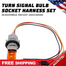 Fit Nissan Rogue Altima Bulb Headlight Pathfinder Turn Socket Harness Signal Set