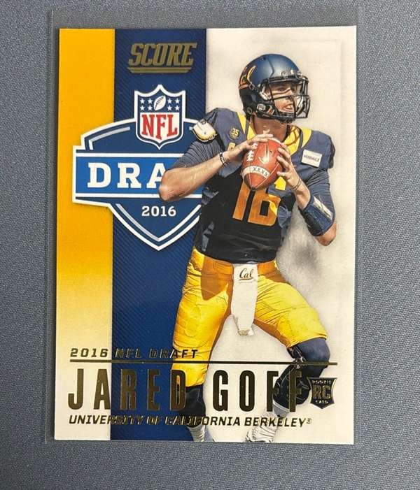 Jared Goff Panini Score NFL Draft #2 Base