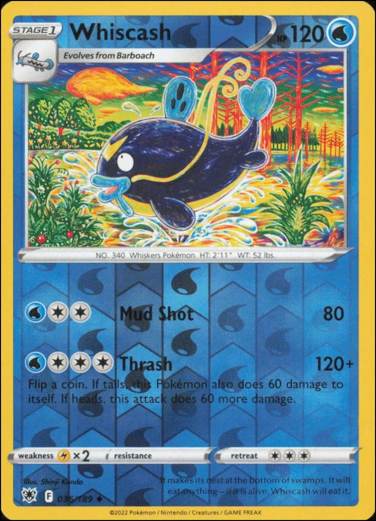 Whiscash Pokmon TCG Cards for sale | eBay