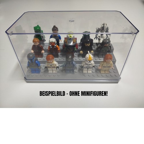 3x Vitrine Acryl Showcase zur Aufbewahrung Präsentation von Lego Minifiguren Neu - Bild 3 von 4