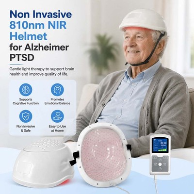 810nm Near Infrared Helmet for Stroke Recovery Cognitive Function Boost Home