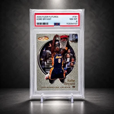 2000 Fleer Futures Kobe Bryant #181 PSA 8 Los Angeles Lakers - Image 1 of 3