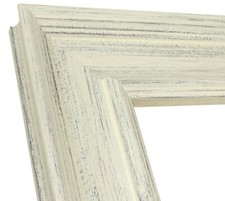 740.920 cadre en bois blanc avec fond marron diverses mesures