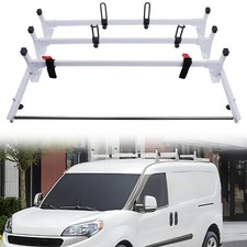 3 Bars Van Roof Ladder Rack For Ram Promaster City 2015-on W Rear Cargo Roller
