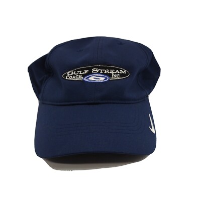 NikeGolf Dri-Fit Stay Hat Cool Golf Stream Coach INC. Cap Blue Adult Unisex NWT