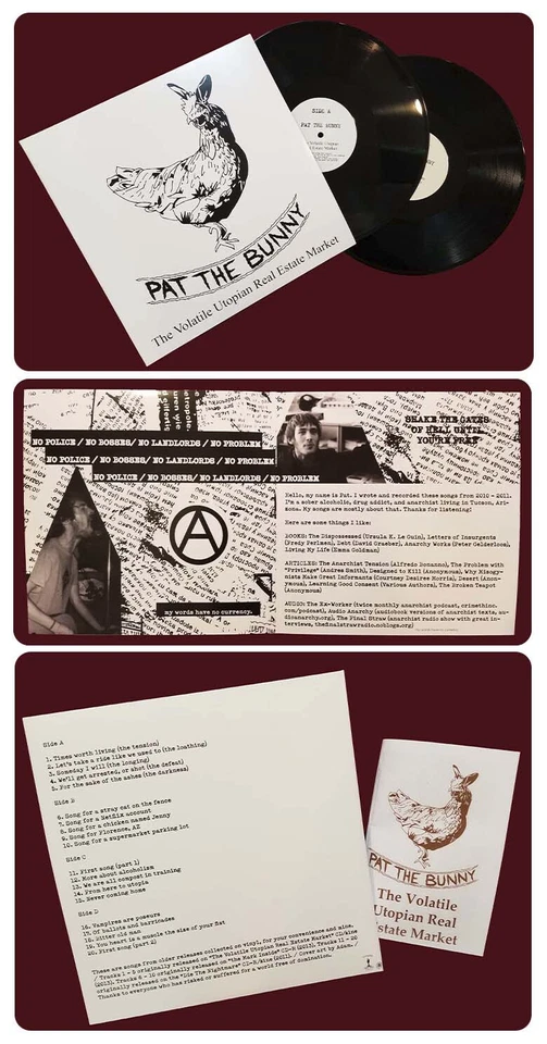 NEW Pat The Bunny VINYL - The Volatile Utopian Real Estate Market