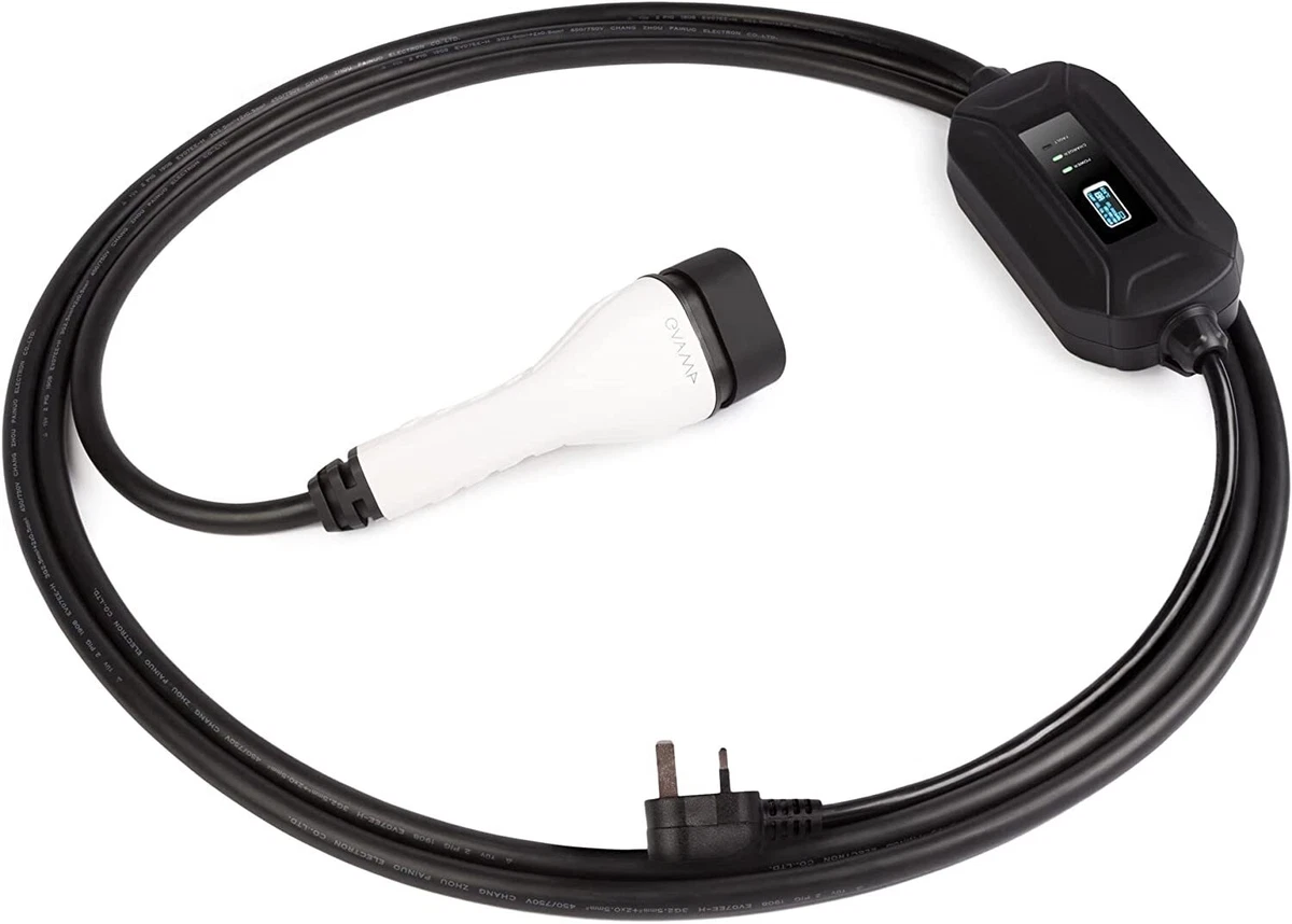 Renault Zoe Charging Cable Type 2 UK Plug Mains Home Socket EV PHEV Hybrid  5M