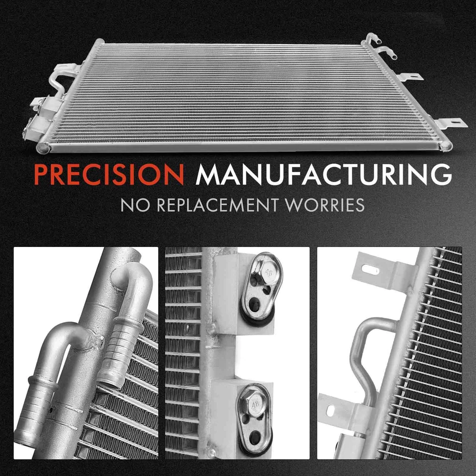 Kit de refrigeração de radiador e condensador CA para Ford Taurus 2010-2011 Lincoln MKS 10-16 - Imagem 4 de 4