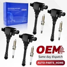 4Pack Ignition Coil UF861 with Spark Plug for 2019-2021 Nissan Altima Rogue 2.5L