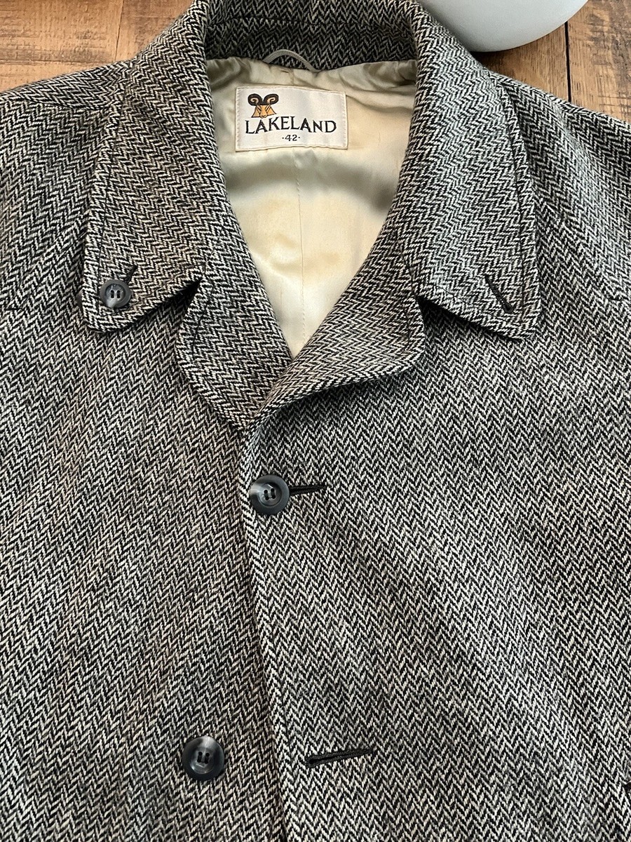 Vintage Lakeland Wool Coat Size 42 Men's | eBay