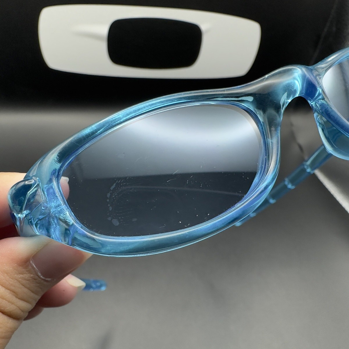 Oakley Four S Ice Blue w/Light Blue Lenses | eBay
