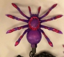 5 Ft. Electric String Spider Halloween Spooky Costume Party Scary Night Lights