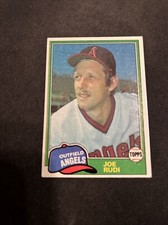 1981 Topps Baseball Card #701 Joe Rudi California Angels NM Free Shipping
