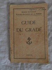 MARINE NATIONALE : GUIDE DU GRADE 1956 ALGERIE COMMANDO MARINE BIDEL