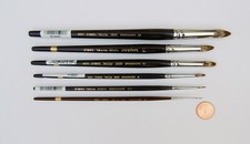 L5000 - Langnickel Royal Sable Short Handle Round 6 Piece Brush Set