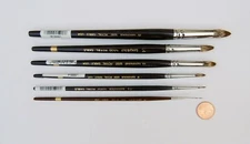 L5000 - Langnickel Royal Sable Short Handle Round 6 Piece Brush Set 
