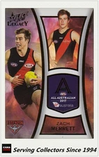 2018 Select AFL Legacy All Australia Team Card AA9 Zach Merrett (Essendon)