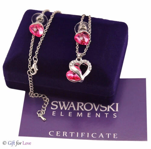 Parure di bigiotteria a cuore