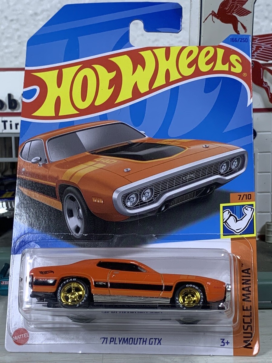 Hot Wheels 2023 '71 Plymouth GTX Orange Custom Wheel Swap | eBay