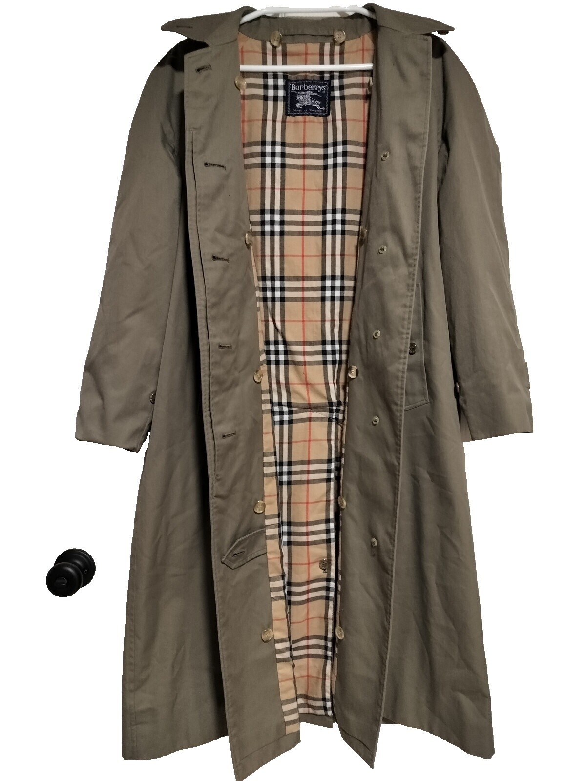 Burberry Green Trench Coat | eBay