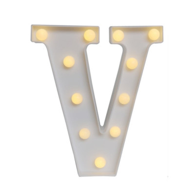 Light Up Letter LED Alphabet PlasticParty Sign Wedding Festival Stand Decoration