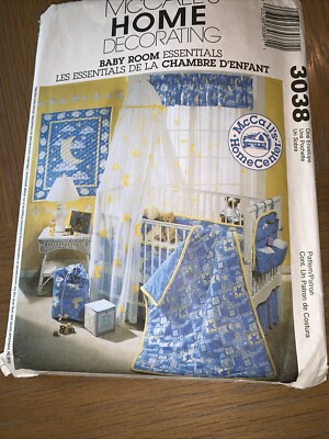 Vintage 2000 McCall's pattern 3038 Home Decorating BABY ROOM Essential ...