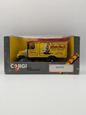 1986 CORGI Classics Diecast Model - White Rock Mineral Water Mack Truck