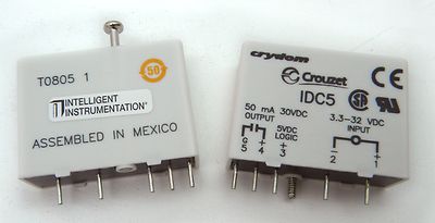 Lot of 2 Intelligent Instrumentation Opto-Isolation Modules PCI-1101 Crydom IDC5