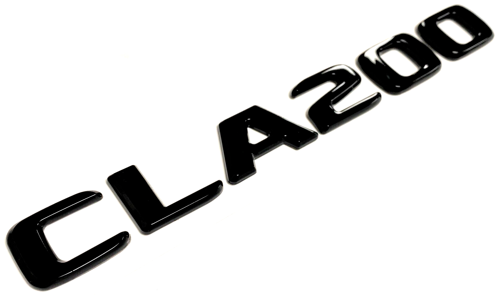 CLA200 Gloss BLACK FOR MERCEDES REAR TRUNK EMBLEM BADGE NAMEPLATE DECAL LETTERS