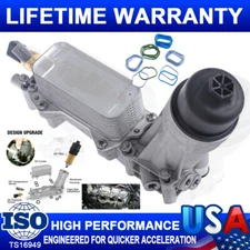 Aluminum Engine Oil Cooler Filter Housing Assembly For Ram 1500 3.6L 2013-2022