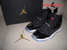 2016 Nike Air Jordan Retro XI BG youth 11 SPACE JAM 378038 003 black concord