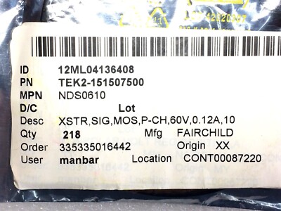 NDC651N FAIRCHILD Transistor - Electronics NDC651N FAIRCHILD Transistor - Electronics