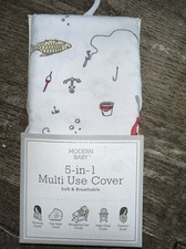 Modern Baby Blanket 5 In 1 Multi Use Cover Baby Carry Baby Cover Swaddle Baby