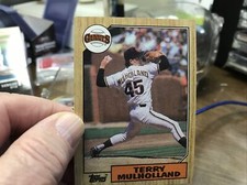 1987 Topps Baseball TERRY MULHOLLAND FROM VENDING # 536