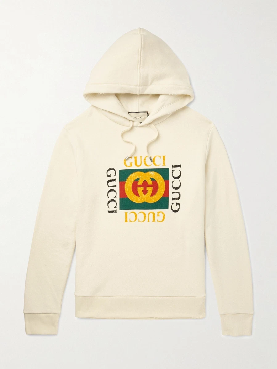 Cream gucci hoodie discount