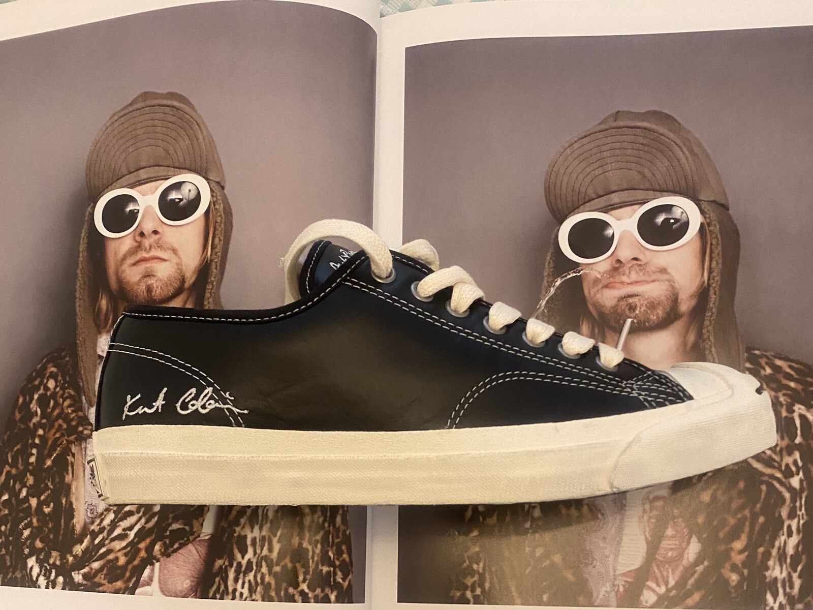 Converse Kurt Cobain Edition Jack Purcell Uk Size 7 New Never Worn Nirvana  | eBay