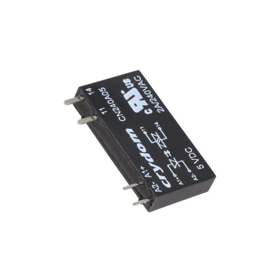 CN240A05 Relay: Semiconductor VAT: 3-12VDC 2A 24-280VAC THT SIP CRYDOM - Image 1 of 1