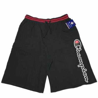 black champion sweat shorts