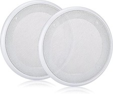 Facmogu 2PCS 8in White Ceiling Speaker Covers, Surface Mount 8 Inch,