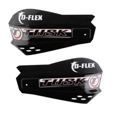 Tusk MX D Flex Replacement Plastic Hand Shields Black D-Flex Hand Guards
